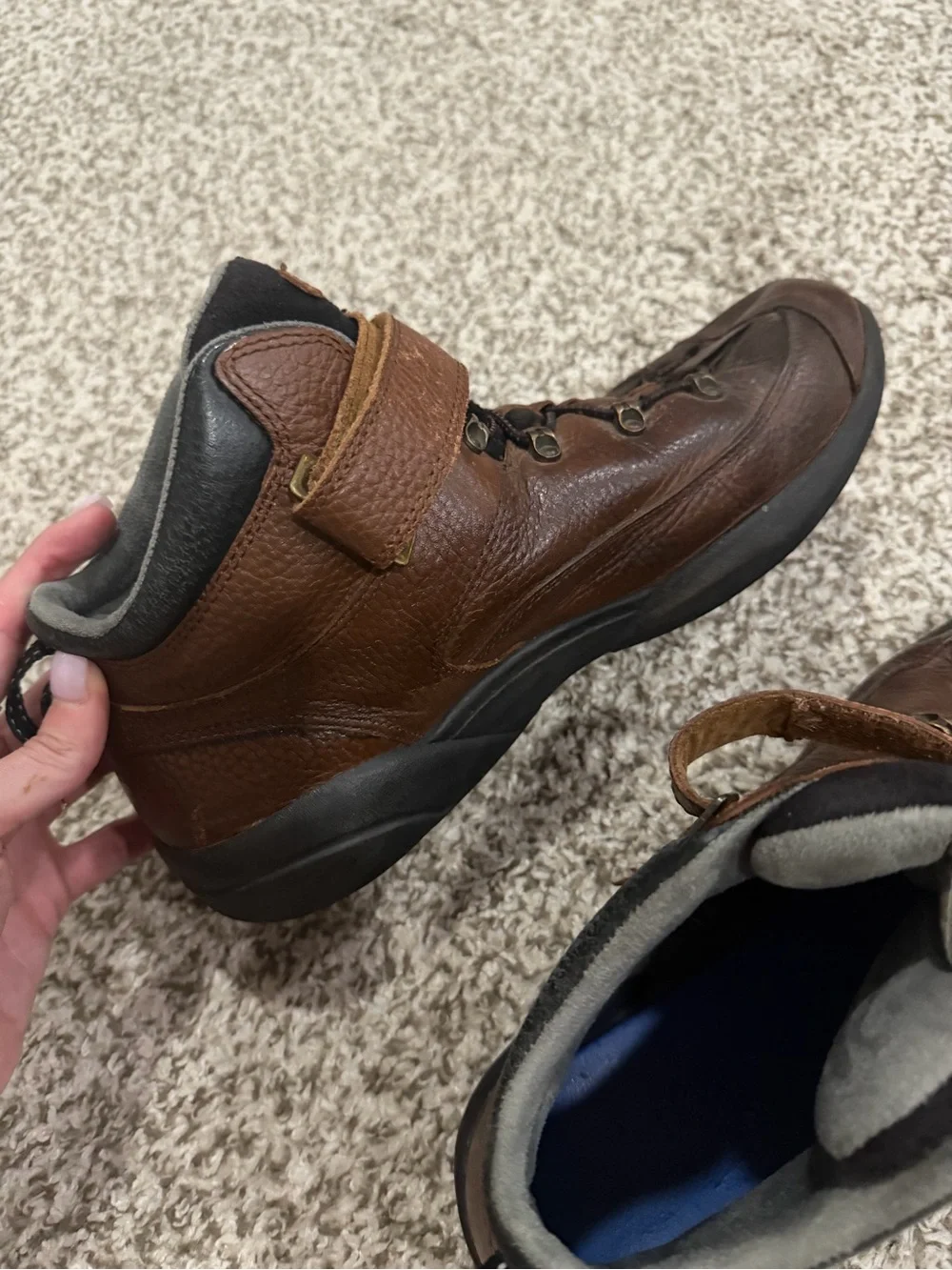 Dr. Comfort Men’s Brown Leather Supportive Boot